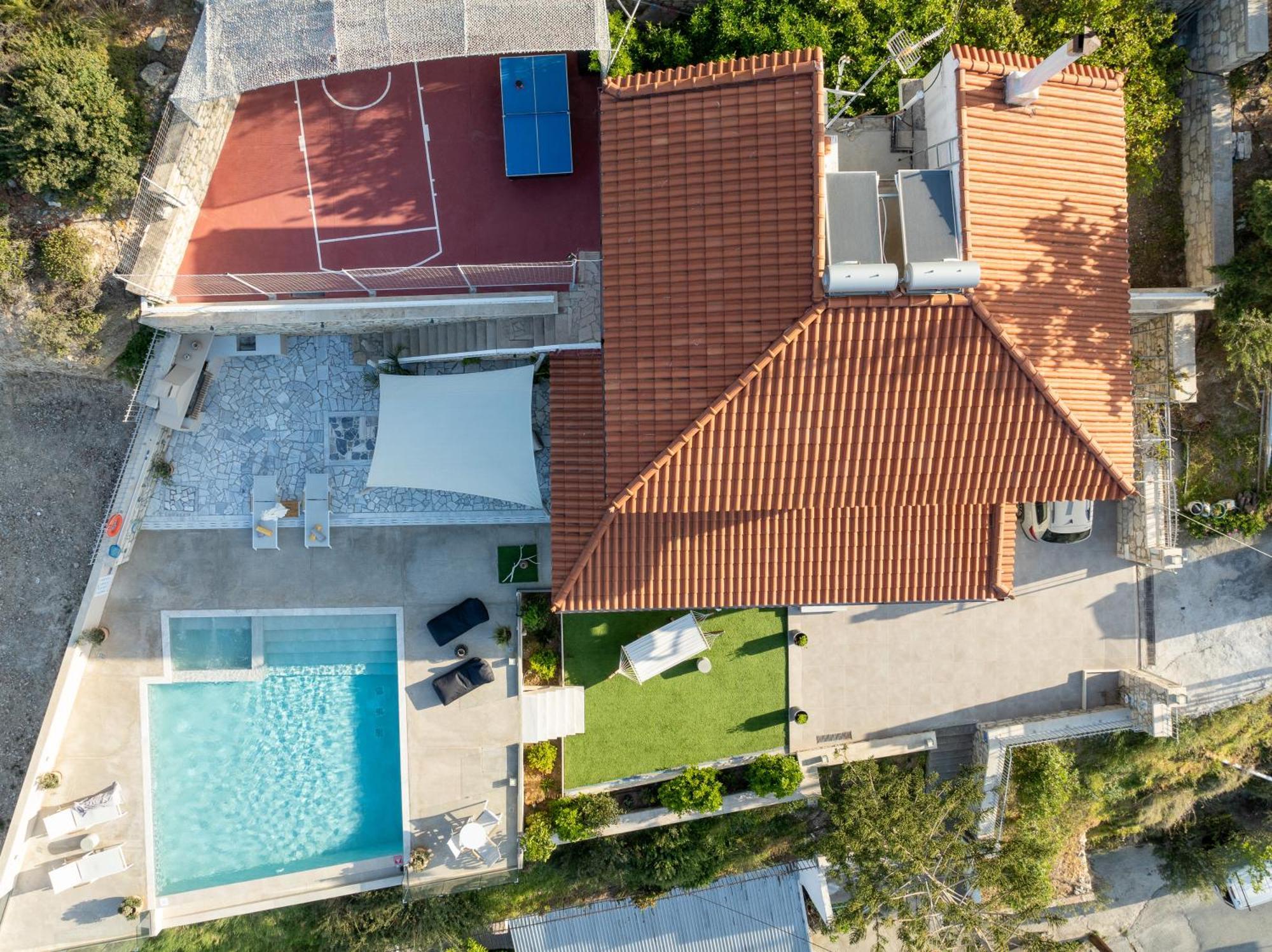 Amazing View Villa Aliki With Infinity Pool & Spa Ligaria  Luaran gambar