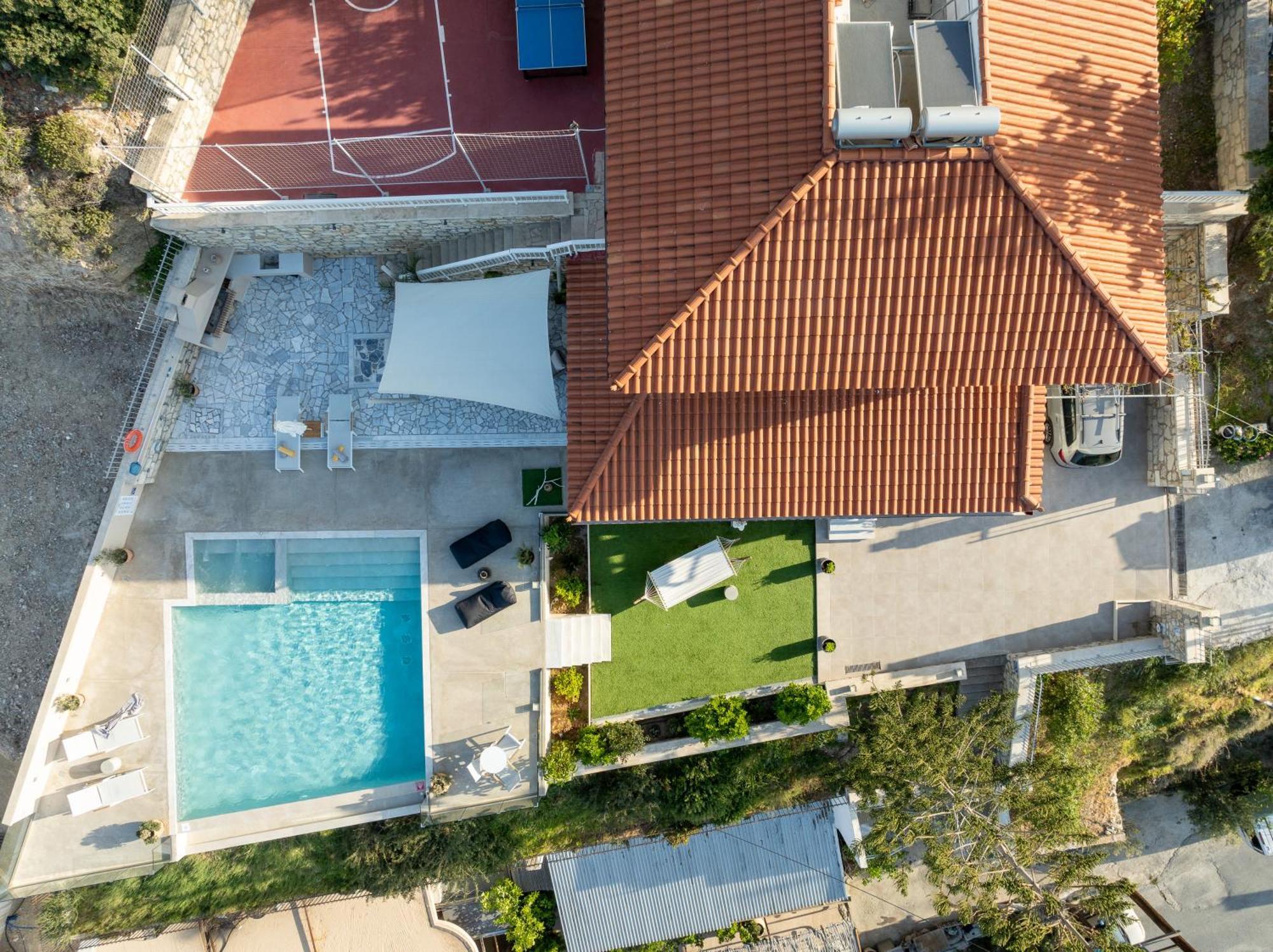 Amazing View Villa Aliki With Infinity Pool & Spa Ligaria  Luaran gambar